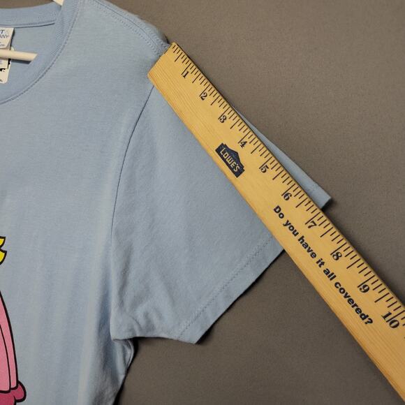 Nintendo Mario Peach Love Shirt Womens Large Graphic Tee Princess Kiss Video Gam - Picture 7 of 11